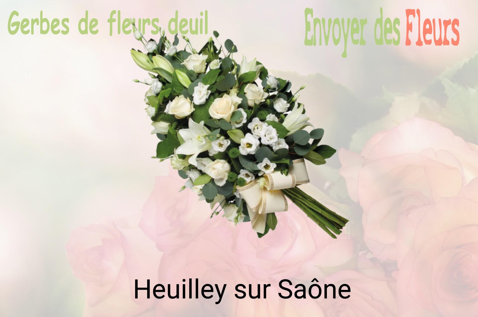 Gerbe de fleurs de deuil livrée à Heuilley-sur-Saône